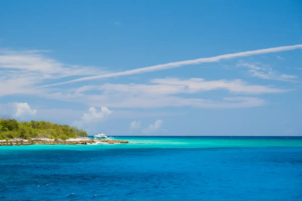 Coastline of Catalina Island, Dominican Republic