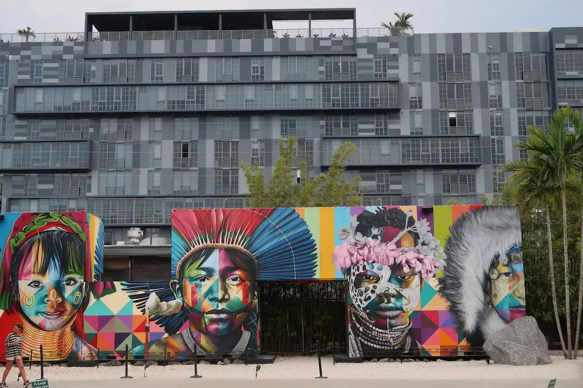 Wynwood Walls murals in Miami, Florida