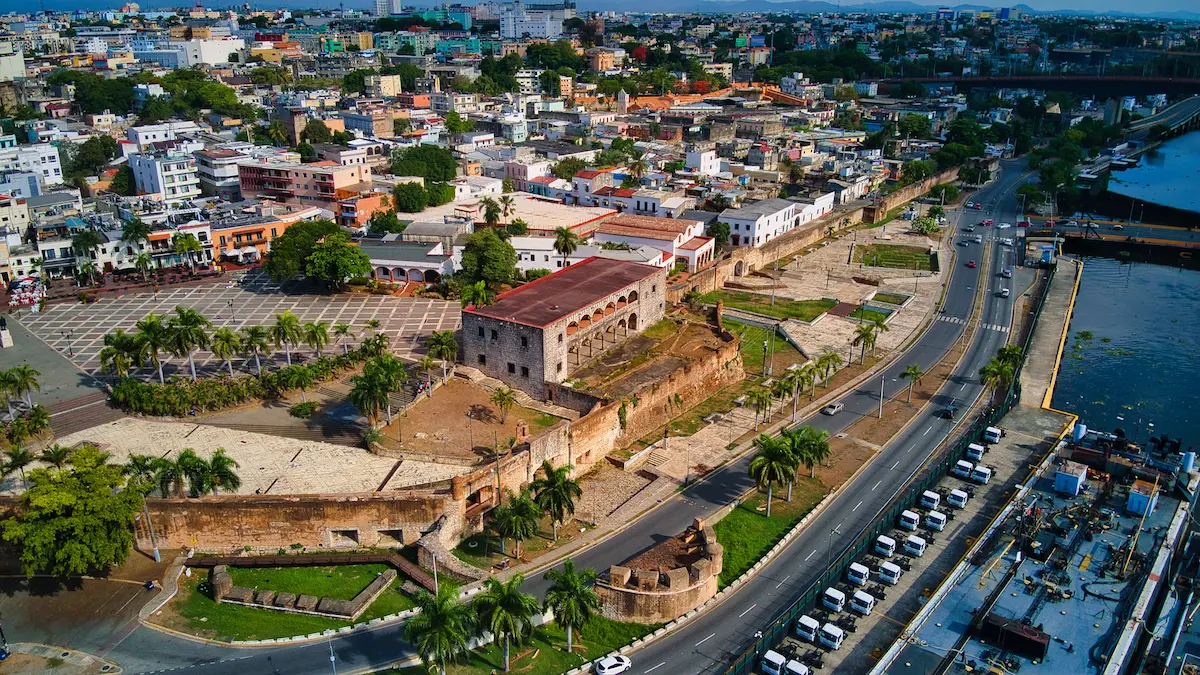 Shot of Santo Domingo city, Dominican Republic